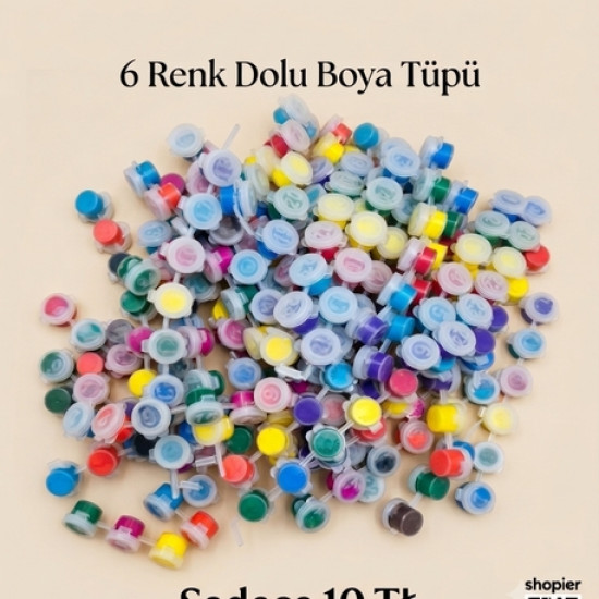 6'lı Boya Tüpü